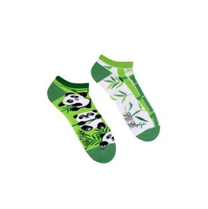 Nepárové nízke ponožky spox Sox Pandy 36-46 Vícebarevné 44-46