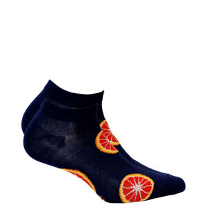 Pánske členkové ponožky CASUAL tmavo modrá 42-44