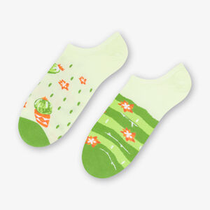 Dámske asymetrické ponožky 005 J.ZIELEŃ/PLANT LOVER 35/38
