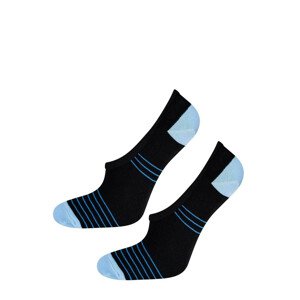 Dámske ponožky baleríny SOXO 42412 Silikón čierna 40-45