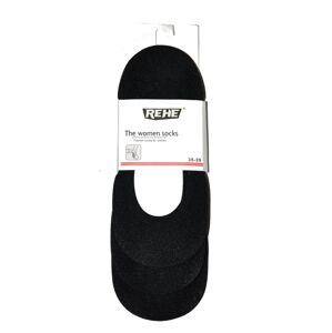 Dámké ponožky baleríny Ulpia 5038 Rehe Cotton ABS A'3 černá 35-39