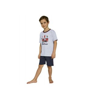 Chlapčenské pyžamo Cornette 473/88 110/116 Sv. šedá