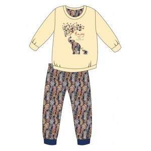 Dievčenské pyžamo 594/133 Elephants - Cornet žltá 98/104