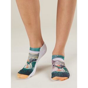 Dámske krátke ponožky s potlačou 35-39