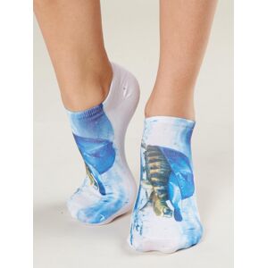 Bavlnené ponožky s potlačou korytnačky 38-42