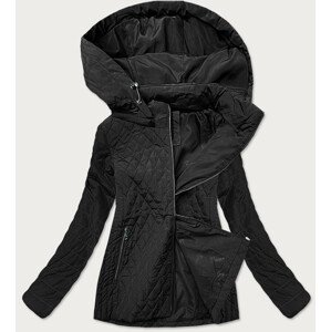 Čierna prešívaná dámska bunda (6370) černá 50