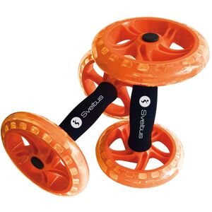 Pánske cvičebné pomôcky Double Ab wheel - oranžová - Sveltus OSFA