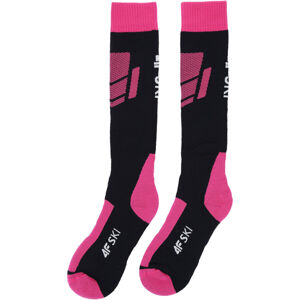 Detské lyžiarske ponožky GIRL'S SKI SOCKS JSODN001 FW20 - 4F 33-35