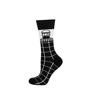 Pánske ponožky SOXO Good Stuff čierno-biele