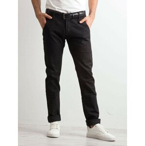 Pánske čierne džínsové džínsy 32