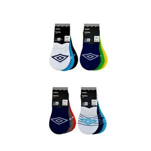 Dámske ponožky ťapky Umbro 223857-223856 Foties A'3 tmavo modro-šedo-červená 36-42