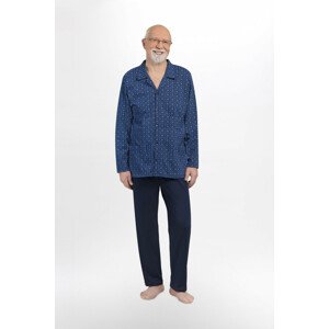 Rozopínanie pyžamo 403 ANTONI BIG tmavě modrá 4XL