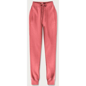 Ružové teplákové nohavice (CK01-37) Růžová XL (42)