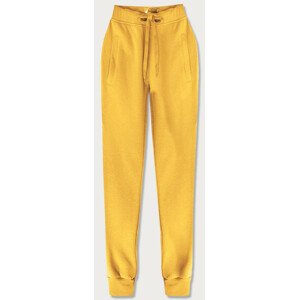 Žlté teplákové nohavice (CK01-28) žltá M (38)