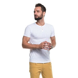 Pánske tričko M Button1 21230 - Promostars bílá XL