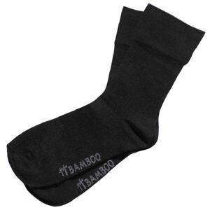Gino bezšvové bambusové ponožky čierne (82003) 42-44