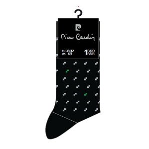 Pánske ponožky Pierre Cardin SX-2002 Man Socks černá 39-42