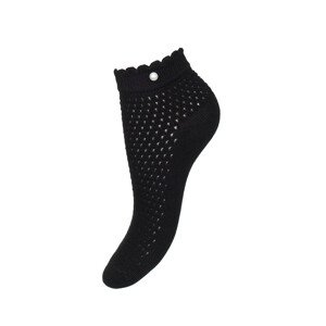 Dámske ponožky Milena Azur, s perličkou 1122 biela 37-41