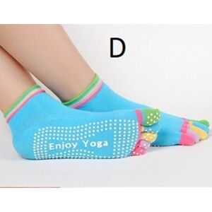 Ponožky s palcami - na jogu, farba GREYRED Univerzální