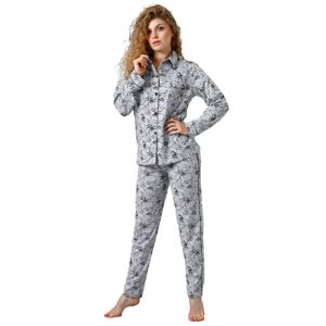 Dámske pyžamo Laveza Marietta 1098 DL / r M-2XL szary jasny L