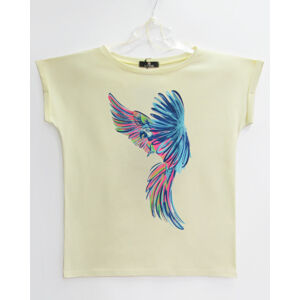 Dámske tričko Papuga SVĚTLE ŽLUTÁ 42