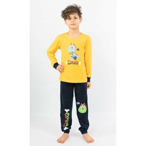 Detské pyžamo dlhé Dino žlutá 3 - 4