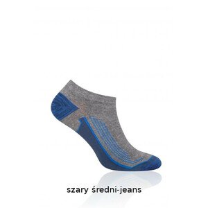 Športové bavlnené ponožky Steven Dynamic Sport art.101 tmavo modrá 35-37