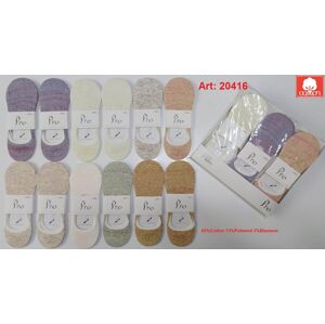 Dámske ponožky so silikónom PRO 20416 36-40 MIX zmes farieb 36-40