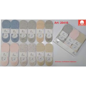 Dámske ponožky so silikónom PRO 20415 36-40 MIX zmes farieb 36-40