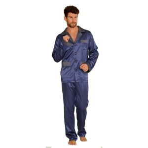 Pánske pyžamo satyna 939 BIG 4XL GRANATOWY
