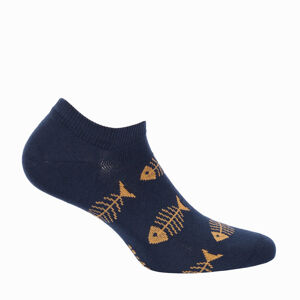 Pánske členkové ponožky CASUAL tmavo modrá 39-41