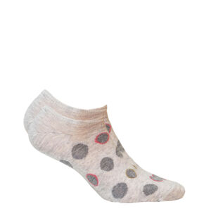 Dámske vzorované ponožky šedá 39-41