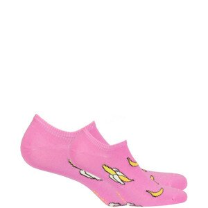Dámske vzorované ponožky růžová 39-41