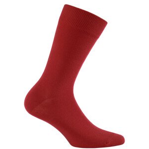 Hladké pánske ponožky PERFECT MAN - CASUAL červená 39-41