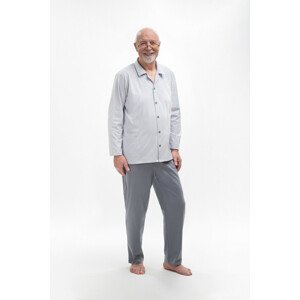 Rozopínané pyžamo 403 ANTONI BIG šedá 3xl