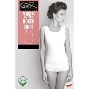 Dámska košieľka / tielko - Seamless Cotton Boxer Shirt biela 2XL