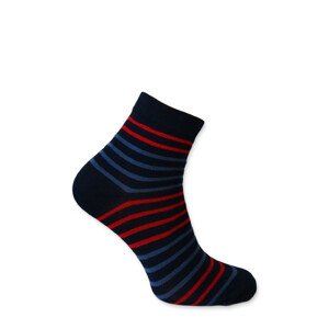 Pánske vzorované ponožky tmavo modrá 44-46
