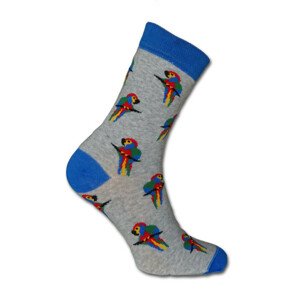 Pánske vzorované ponožky tmavo modrá 38-40
