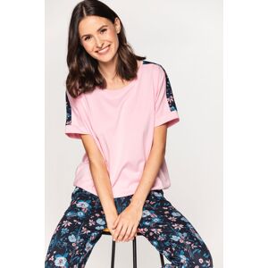 Dámske pyžamo Cana 581 w/r 2XL růžovo-zelená XXL