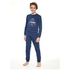 Detské pyžamo Cornette 268/124 158/164 Tm. Modrá