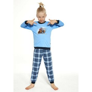 Detské pyžamo Cornette 593/116 98/104 Modrá 98/104 modrá