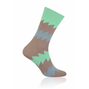 Pánske ponožky Elegantnejšie 079 turkusowy ciemny 43-46