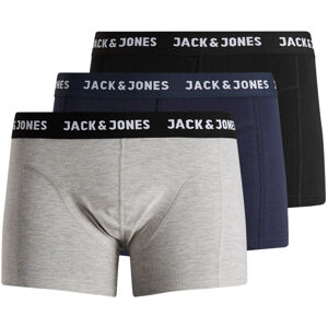 3PACK pánske boxerky Jack and Jones viacfarebné (12160750) XL