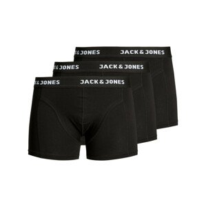 3PACK pánske boxerky Jack and Jones čierne (12171944) M