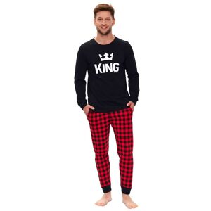 Pánske pyžamo King black čierna XL