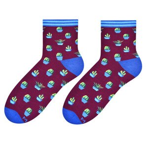 Dámske ponožky 078 gaštanové 35-38