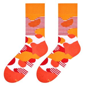 Pánske vzorované ponožky 079 ORANGE/LIQUID 43-46