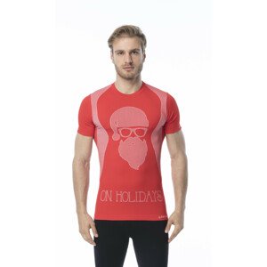 Pánske funkčné tričko s krátkym rukávom IRON-IC - Hipster - červená Farba: Červená, Veľkosť: S / M