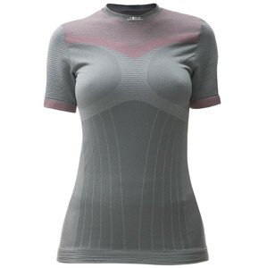 Dámske športové tričko s krátkym rukávom IRON-IC - šedo-ružová Farba: Šedo-ružová, Veľkosť: S/M