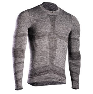 Pánske termo tričko s dlhým rukávom IRON-IC (fleece) - šedá Farba: Sivá-IRN, Veľkosť: XXL